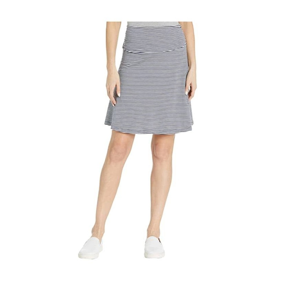 Toad & Co. Chaka Skirt Navy/ White Stripe Size Small NWT C4